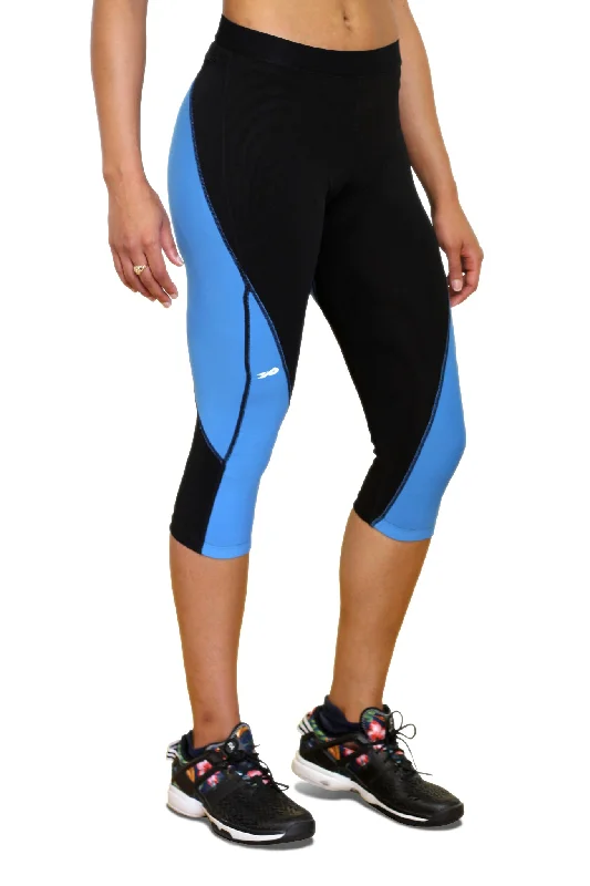 Instant Discount Pro Resistance Capris for Women - Olympic Blue