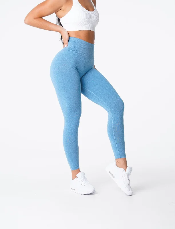 Blowout Deals Sky Blue NV Seamless Leggings