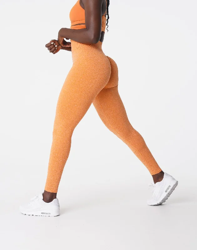 Today’s Special Sunset Orange Scrunch Seamless Leggings