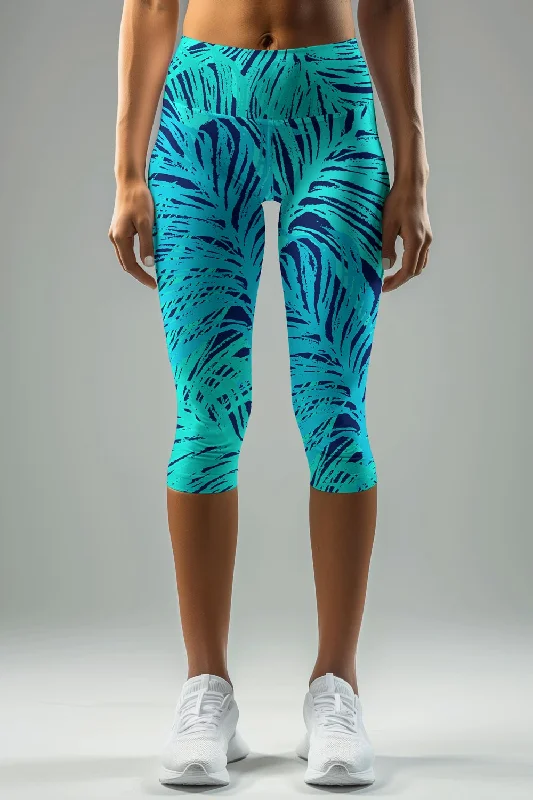 Early Access Tropical Dream Ellie Performance Capri Leggings - Women