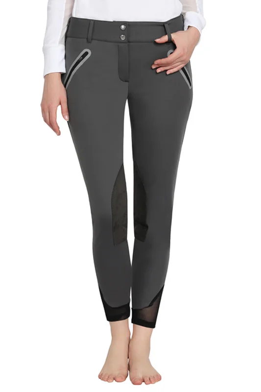 Limited Edition TUFFRIDER LADIES YETI SOFT SHELL KNEE PATCH BREECHES