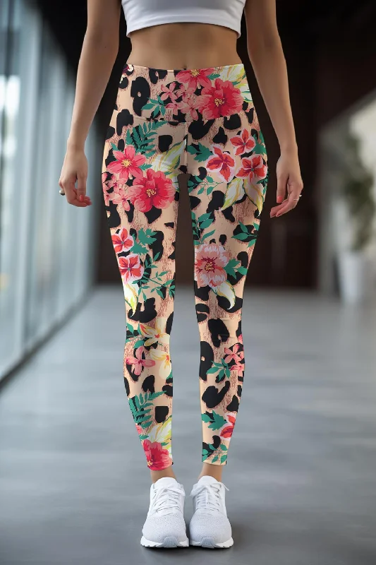 Massive Deals Wild & Free Lucy Leopard Print Performance Legging - Women