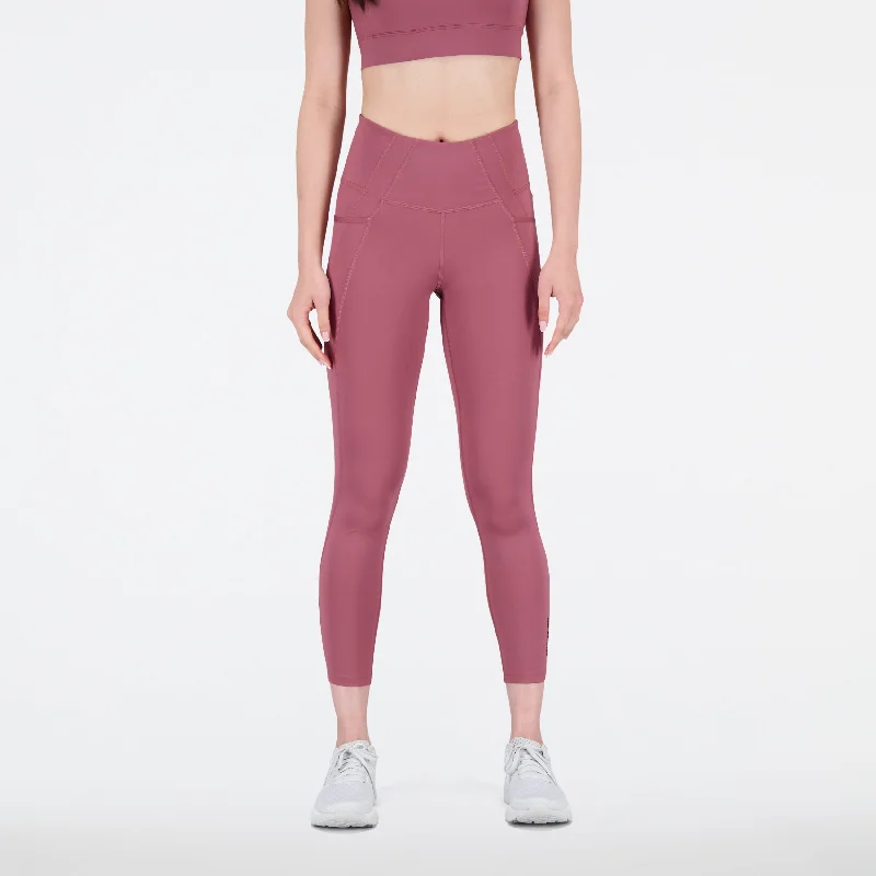 Closeout Women's New Balance Shape Shield 7/8 High Rise Pocket Tight - WP21112-WAD