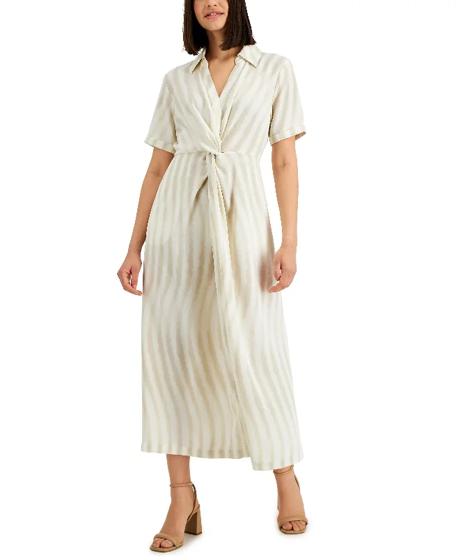 Amazing Deals Alfani Twisted Maxi Dress