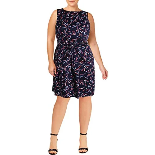 Overstock Anne Klein Printed A Line Dress