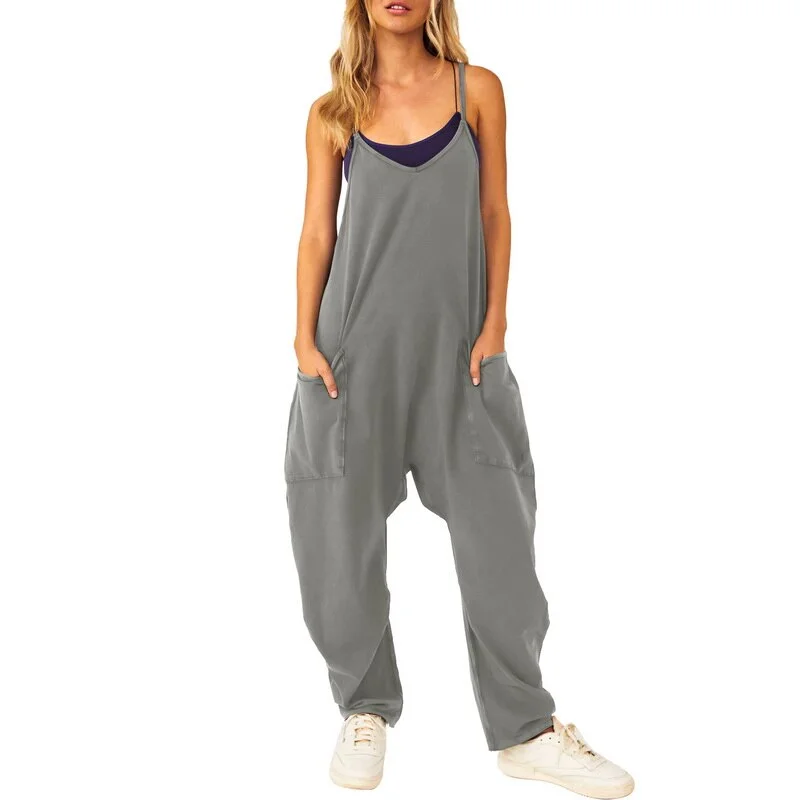YEAR-End Clearance Ashore Shop Woman Casual Jumpsuit Women Casual Loose Long Bib Pants Wide Leg 2 Zipper Jumpsuits Baggy Rompers Overalls With Pockets YEAR-End Clearance Ashore Shop Woman Casual Jumpsuit Women Casual Loose Long Bib Pants Wide Leg 2 Zipper Jumpsuits Baggy Rompers Overalls With Pockets
