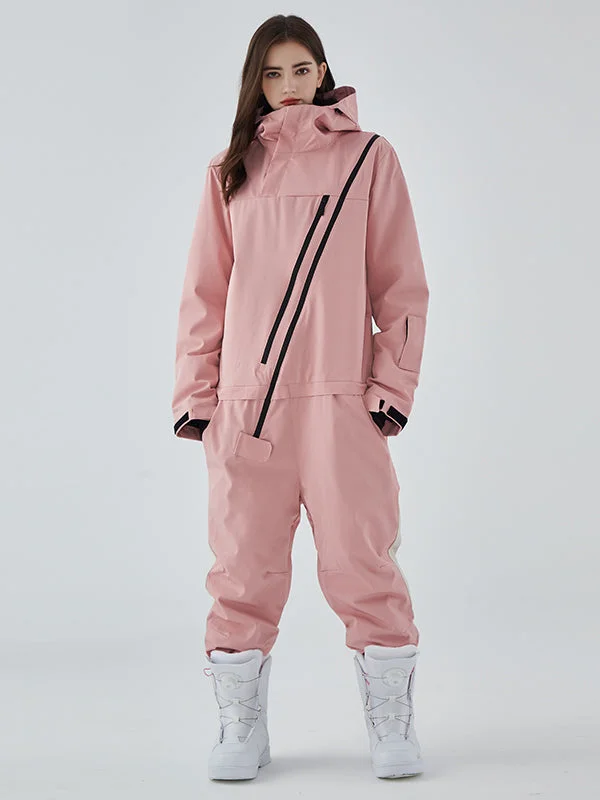 Shop and Save Ashore Ski Shop ski suit men's and women's one-piece single-board Waterproof Ski Jumpsuits