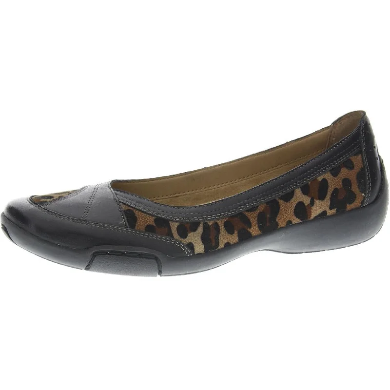 Leopard/Black Leather