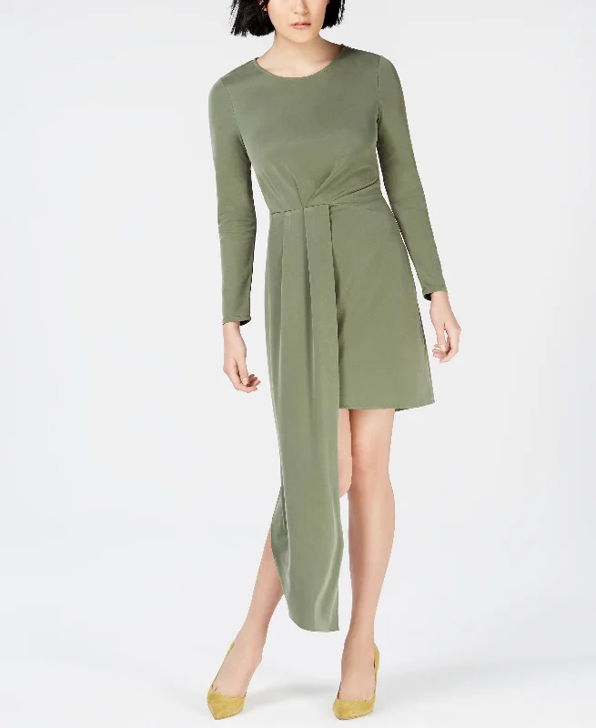 Don't Wait Bar III Pleated Asymmetrical Dress
