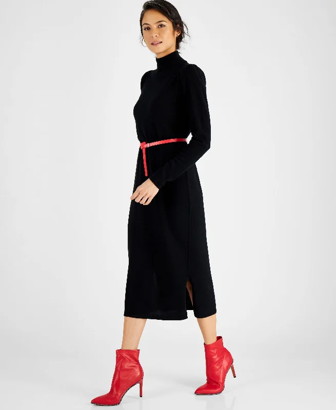 Daily Deals Charter Club Cashmere Mock Neck Midi Dress