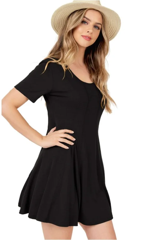 Savings Galore Short Sleeve Midi Dress