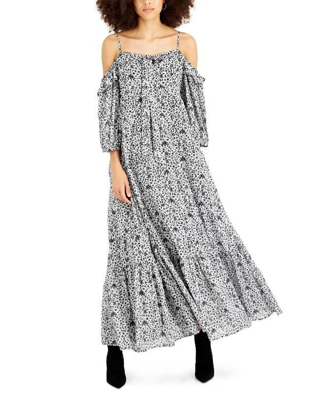 Amazing Deals INC International Concepts Cold Shoulder Maxi Dress