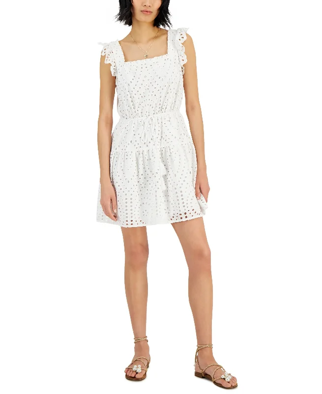 Deal of the Day INC International Concepts Womens Eyelet Dress