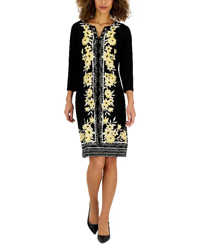 Exclusive Savings JM Collection Women's Crisscross-Front Dress
