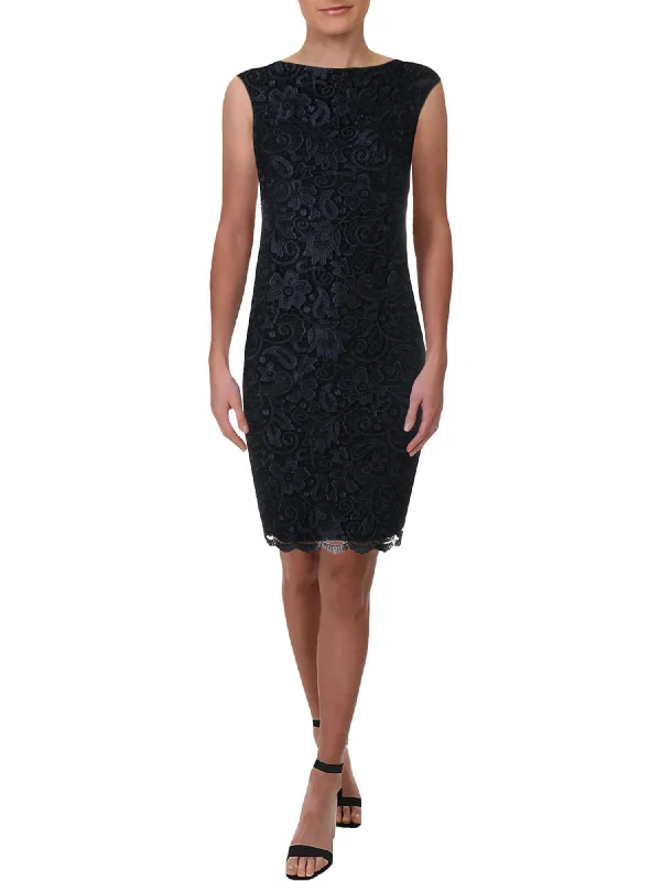 Factory Direct Sale Lauren Ralph Lauren Lace Sheath Dress