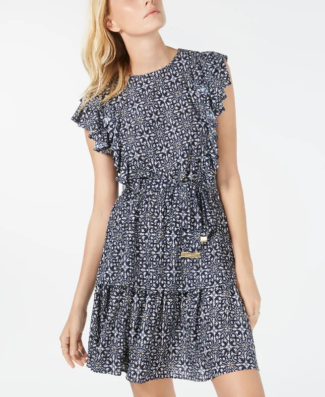 Don't Miss Michael Michael Kors Ruffled Tiered Dress Sizes