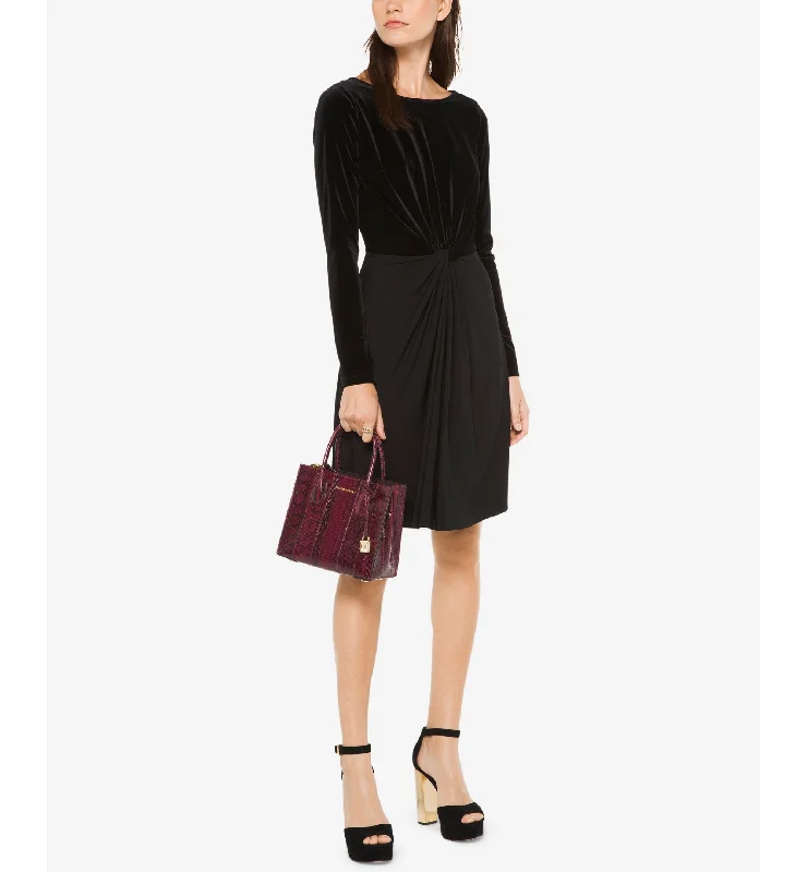 Discount Deals Michael Michael Kors Velvet Twist Front Dress