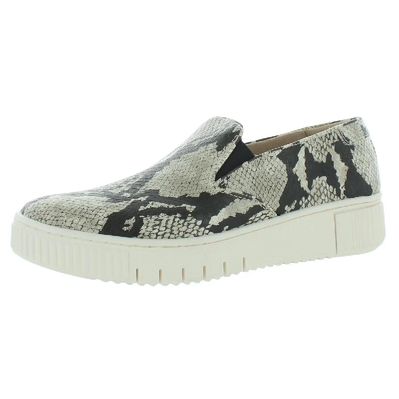 Super Sale Natural Soul by Naturalizer Womens Trisha Faux Leather Slip-On Sneakers