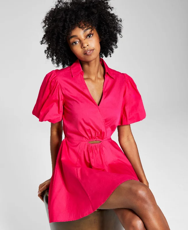 New Deals Now This Womens Cutout Fit Flare Dress