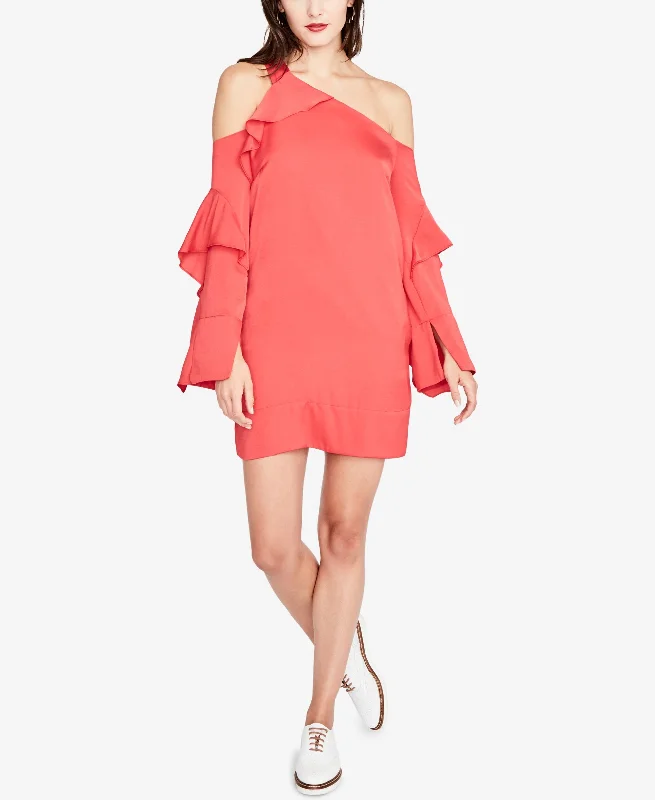 Amazing Deals Rachel Rachel Roy Ruffled One Shoulder Dress