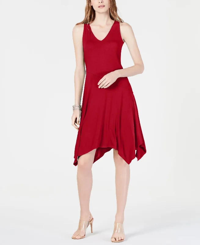 Great Bargains Sleeveless Asymmetrical Hem Dress