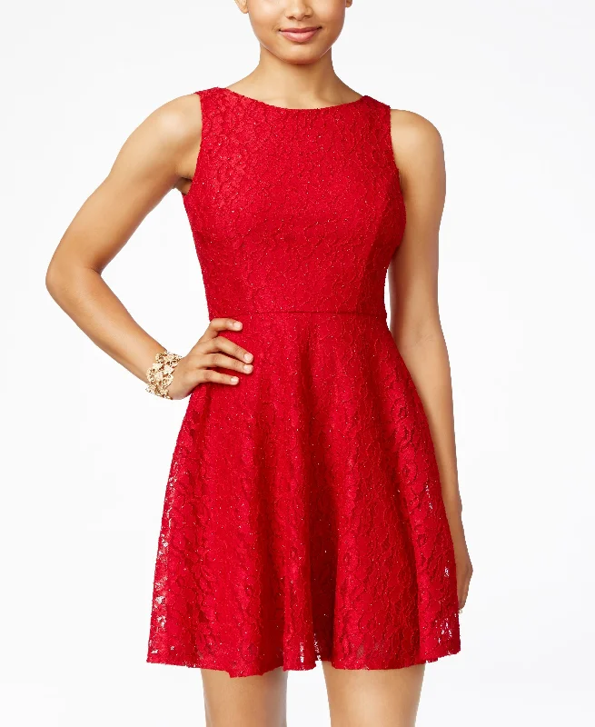 New Arrival Speechless Juniors Glittered Lace Dress