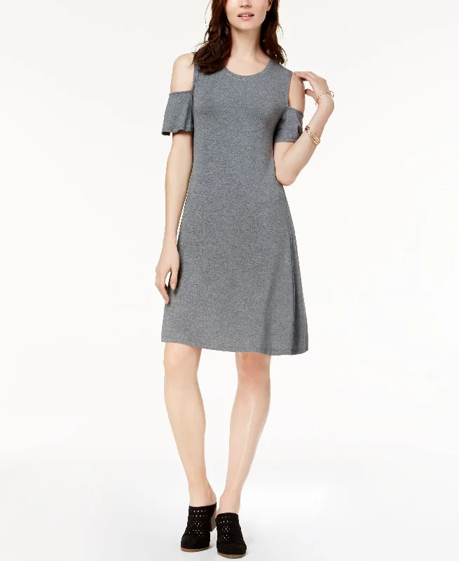 Special Discount Cold-Shoulder A-Line Dress