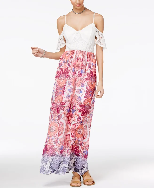 Lowest Price Trixxi Juniors Cold Shoulder Maxi Dress