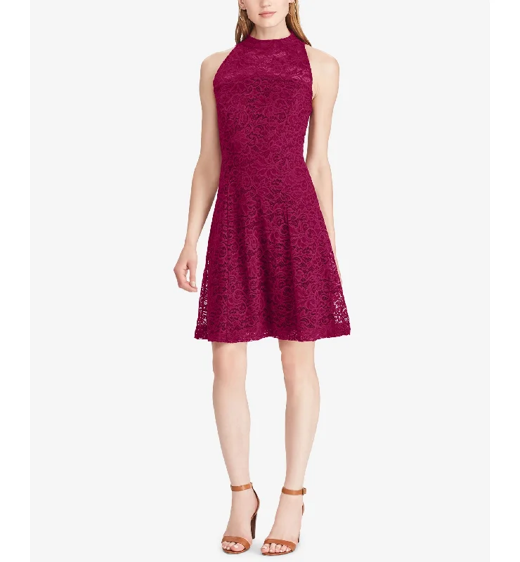 Instant Discount American Living Lace Fit Flare Dress