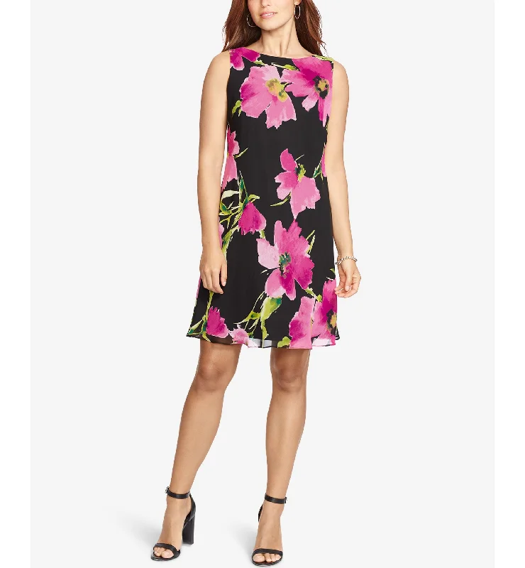 Midnight Madness American Living Printed Georgette Dress