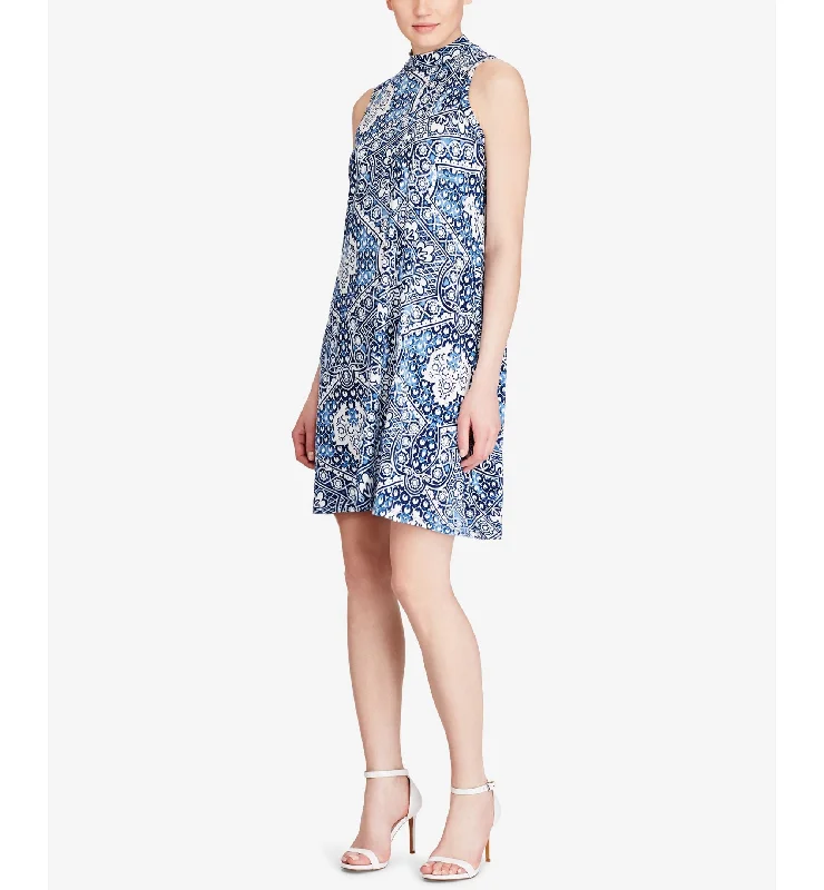 Deep Discounts American Living Printed Jersey Dress