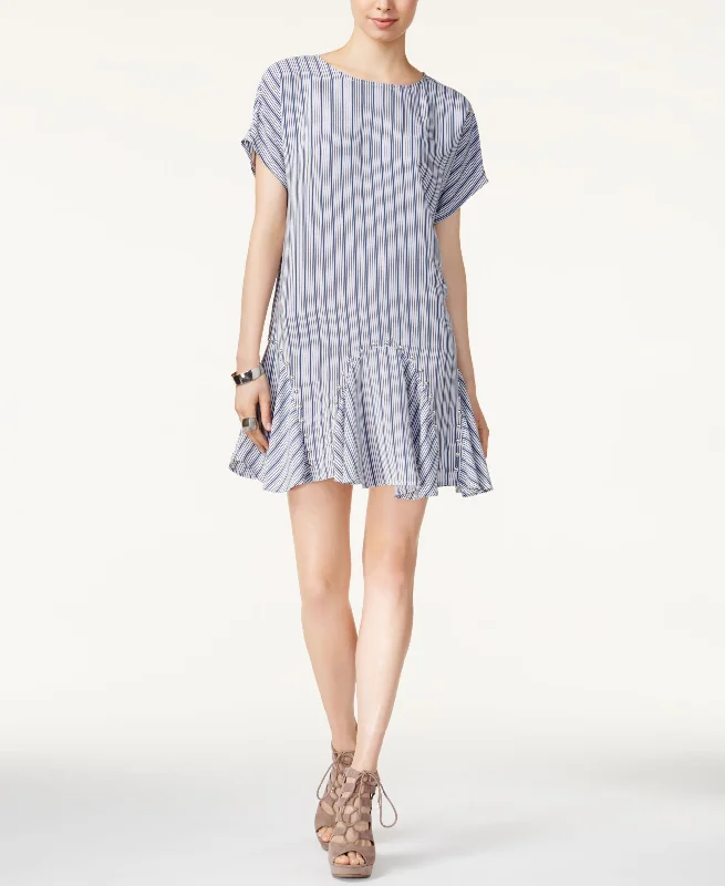 Last Chance Bar III Studded Flounce Hem Dress