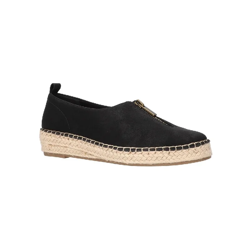 Limited Availability Bella Vita Womens Jimena Leather Zip-Up Slip-On Sneakers