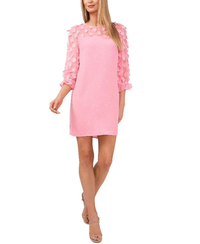 Low Prices Cece Womens Mixed Media Clover Clip Dress