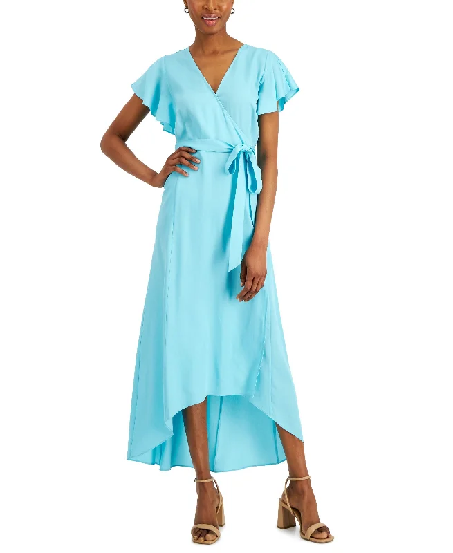 Can't Miss Charter Club Womens Cotton Tie Waist Midi Dress