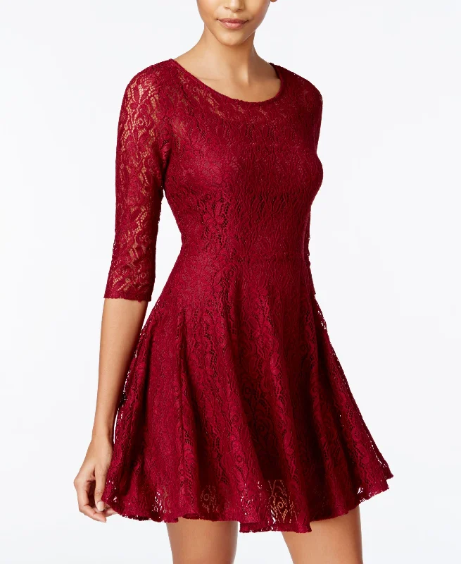 Buy Now Fishbowl Juniors Lace Illusion A Line Dress