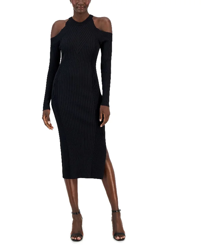 Can't Miss International Concepts Womens Ribbed Bodycon Dress