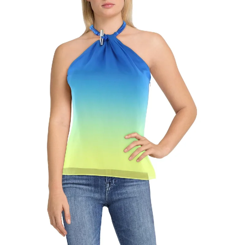 Hurry In Lauren Ralph Lauren Womens Ombre Tank Halter Top