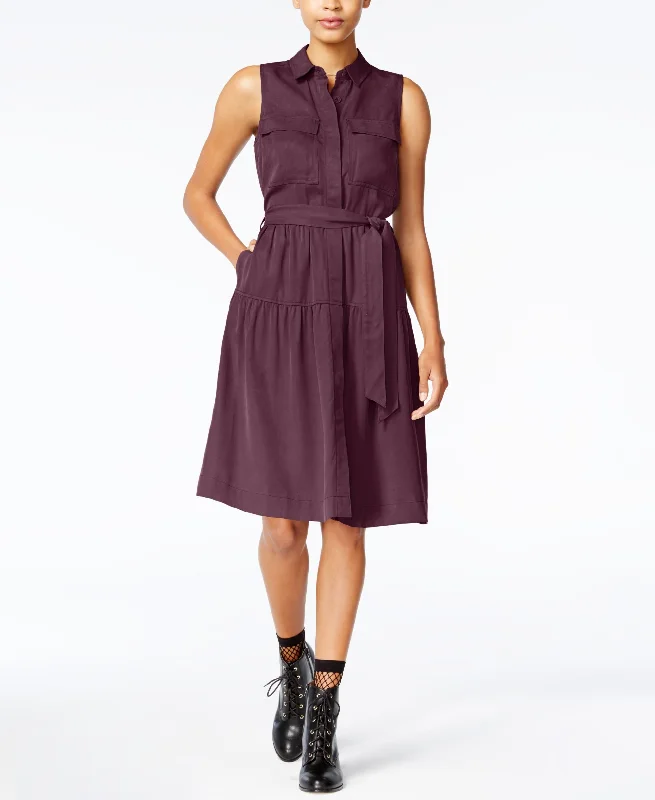 Don't Wait Maison Jules Utility Pocket A Line Dress