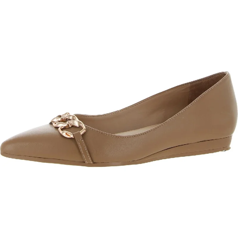 Instant Savings Naturalizer Womens Katalie Leather Almond Toe Ballet Flats