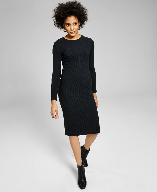 Super Savings Now This Womens Ribbed Sweater Dress
