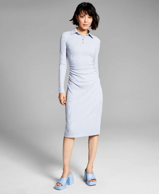 Limited Stock Now This Womens Ruched Polo Dress