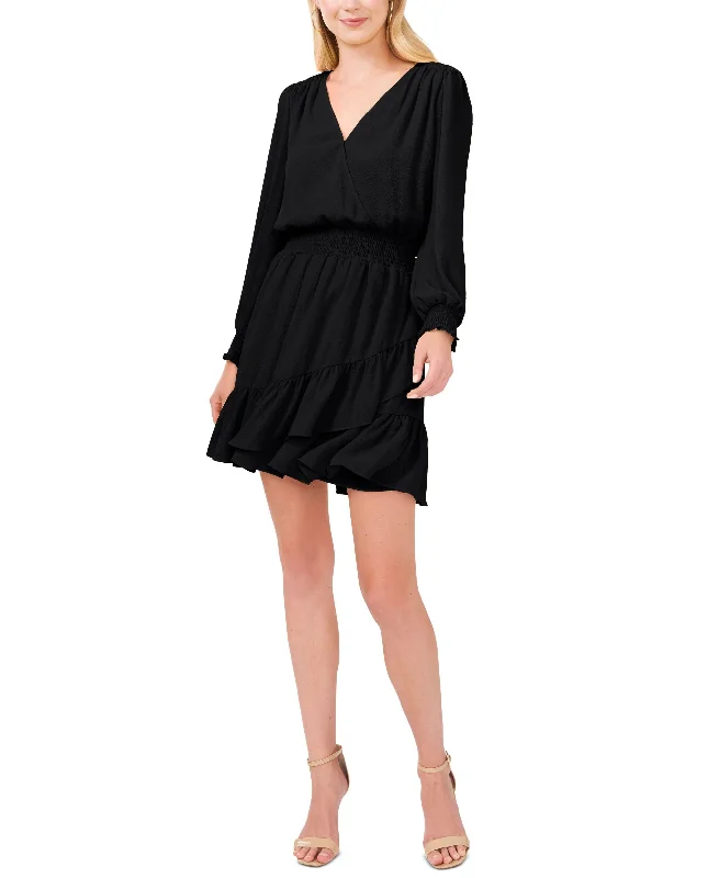 Savings Event Plus Size Smocked-Waist Fit & Flare Dress