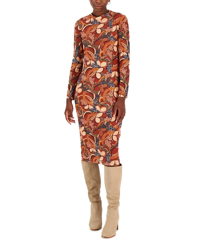 Price Break Printed Midi Dress