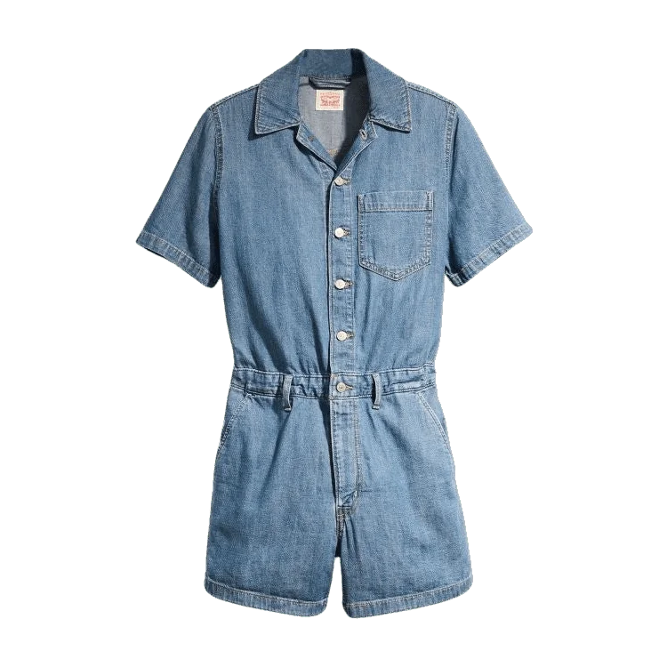 Must-Have Deals Levi's Short Sleeve Heritage Romper Jumpsuit