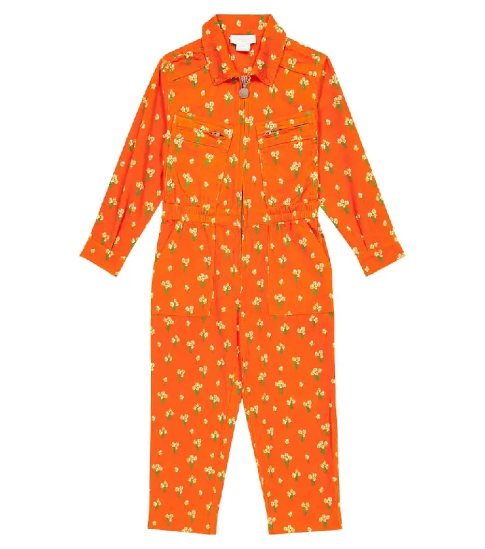 Final Clearance Overall Flowers Nocciola