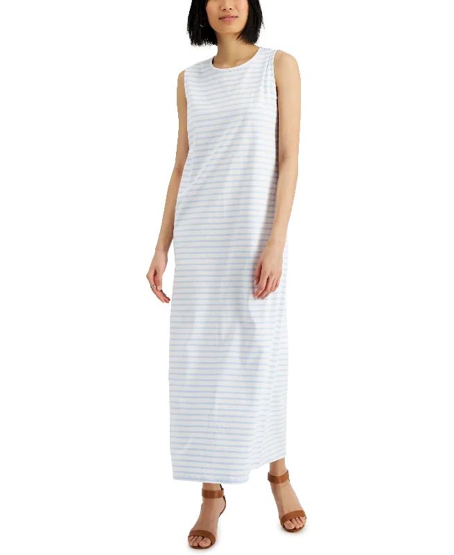 Best Deals Style & Co Womens Cotton Camo Tank Top Dress