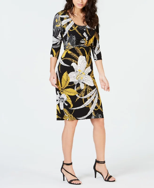 Savings Bonanza Thalia Sodi Printed Sheath Dress