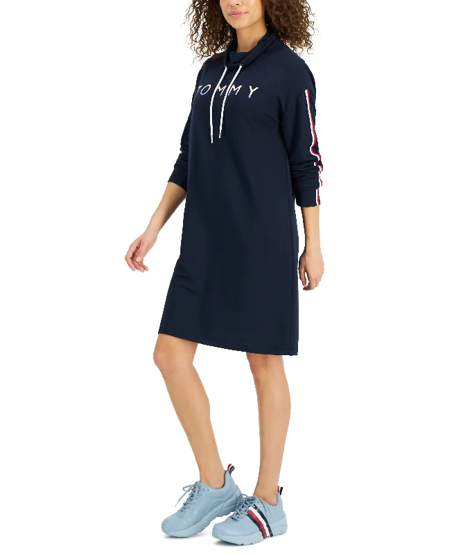 New Arrival Women's Cowlneck Logo Sneaker Dress