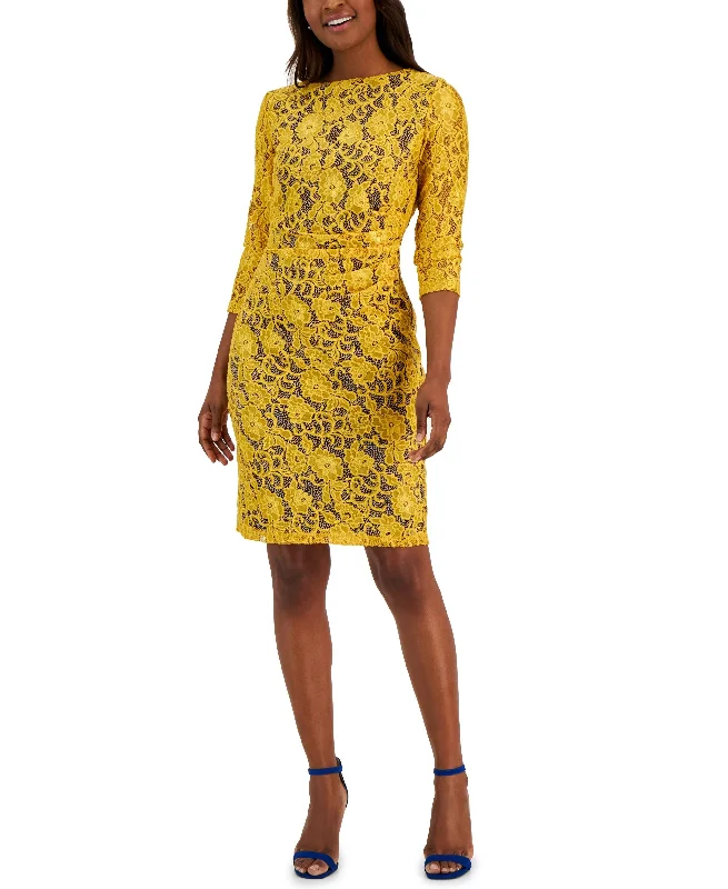 Great Bargains Women's Laurissa Lace 3/4-Sleeve Sheath Dress